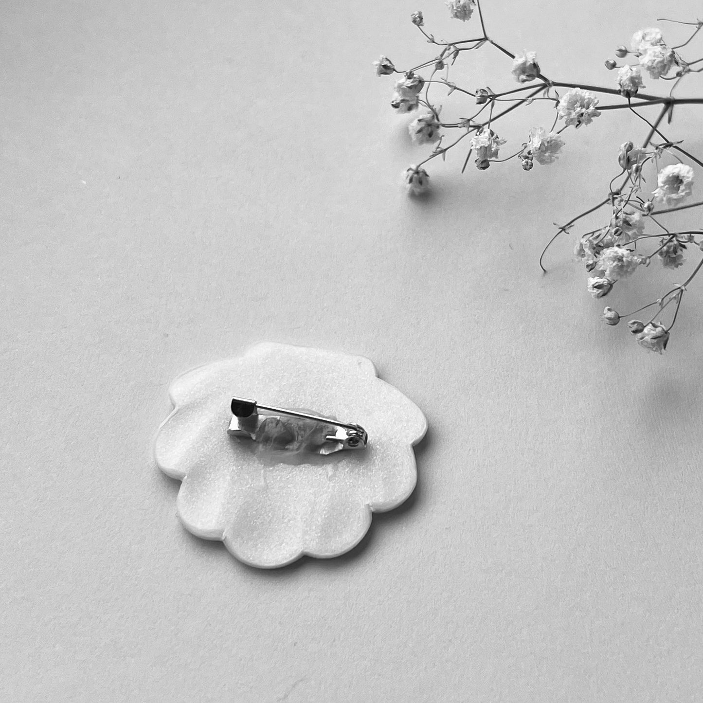 Muslinge-broche