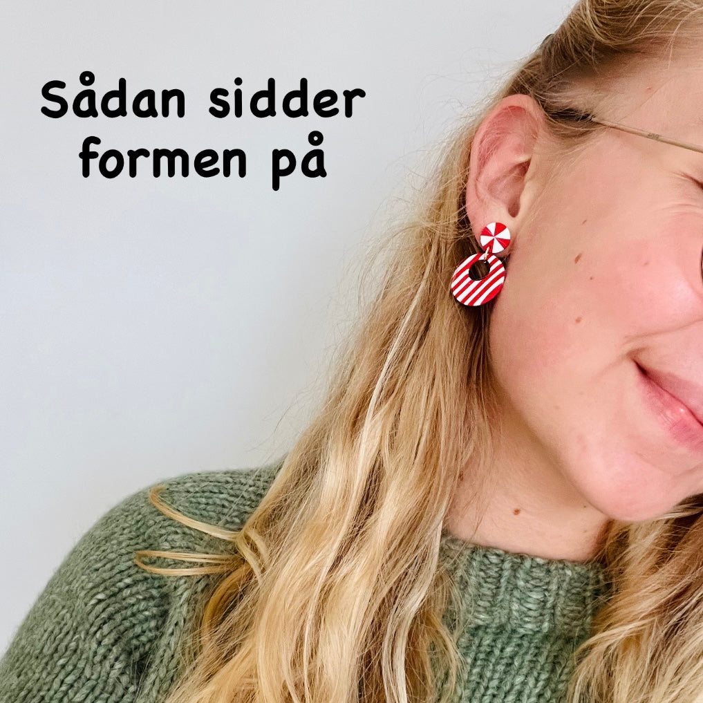 Lyserøde Blomster Ørestikkere