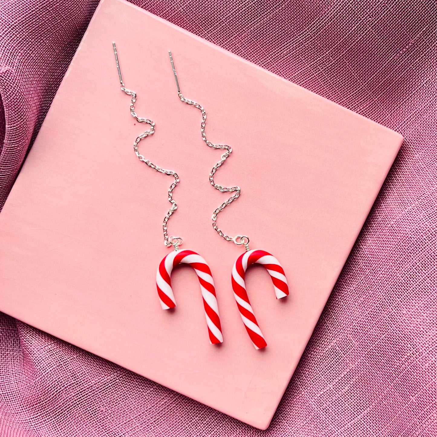 Sukkerstokke Kædeøreringe - sæt / 2 stk