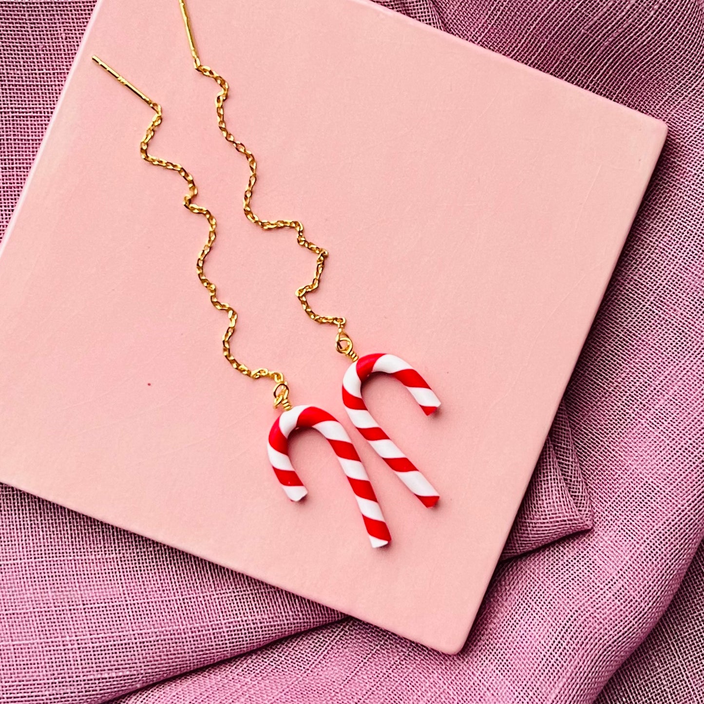 Sukkerstokke Kædeøreringe - sæt / 2 stk