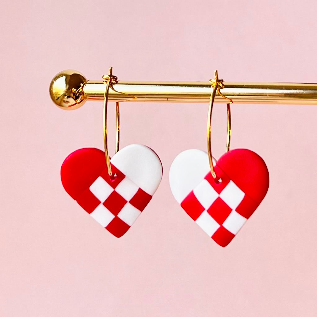 Flettede Julehjerter