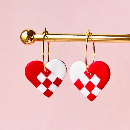 Flettede Julehjerter