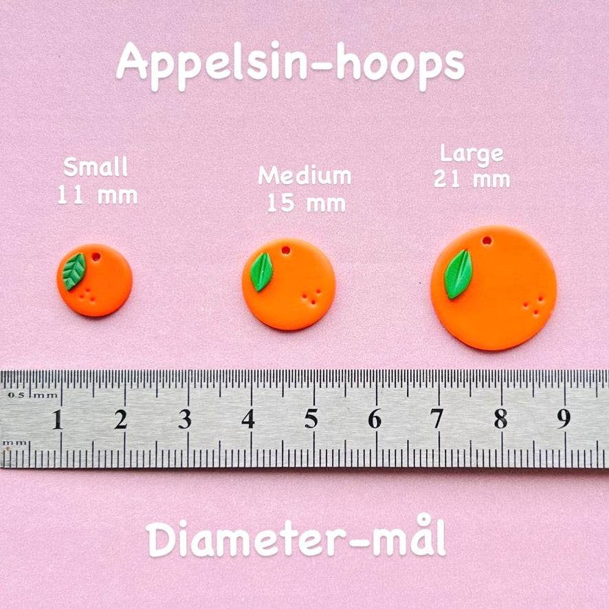 Appelsin-hoops LARGE