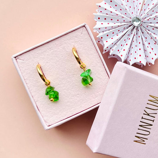 Grøn Sten - Sæt / 2 stk