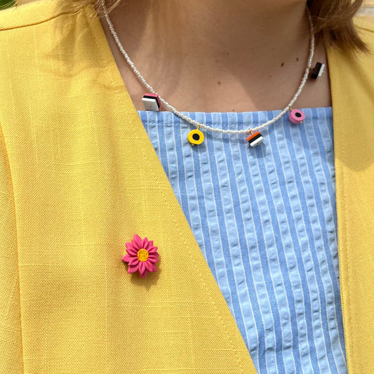 Blomster-broche