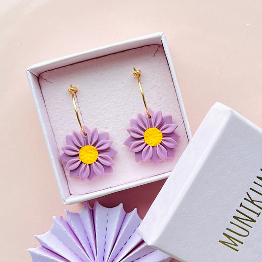 Lilla Blomster Hoops