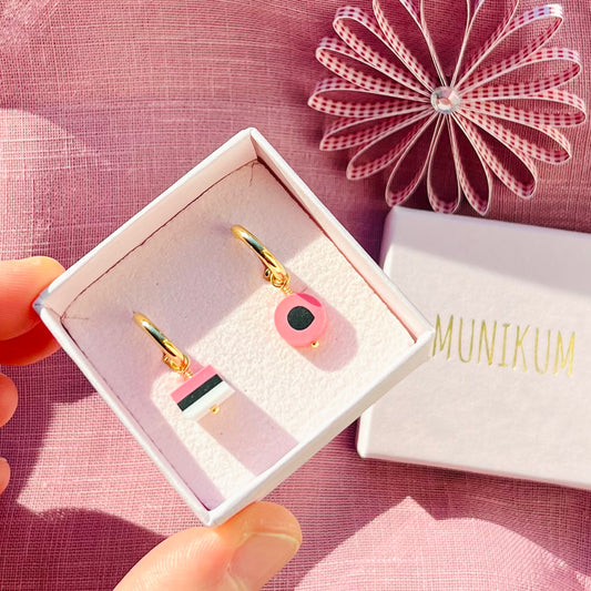 Lyserød Konfekt - sæt / 2 stk