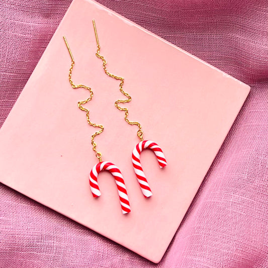 Sukkerstokke Kædeøreringe - sæt / 2 stk