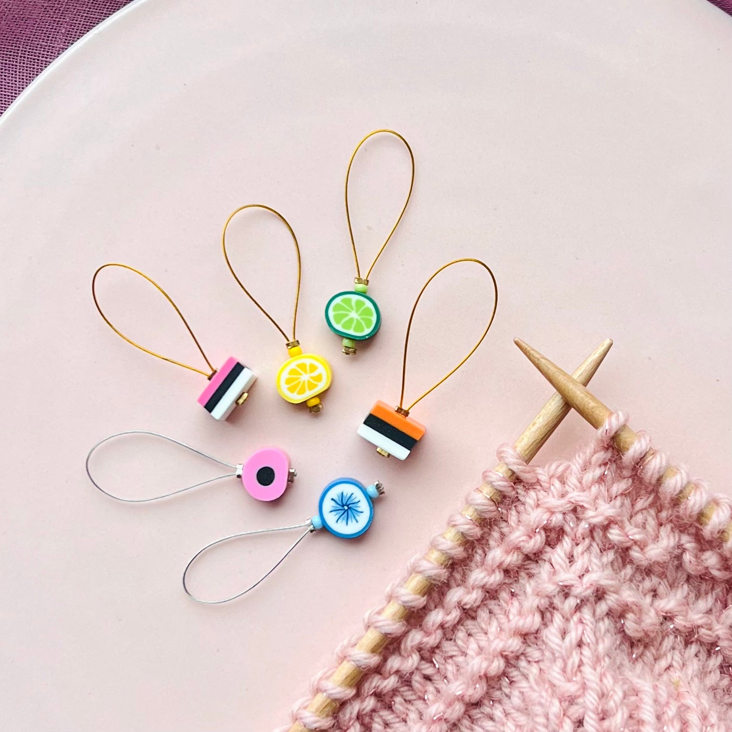 Sæt af 6 maskemarkører - 2. sortering