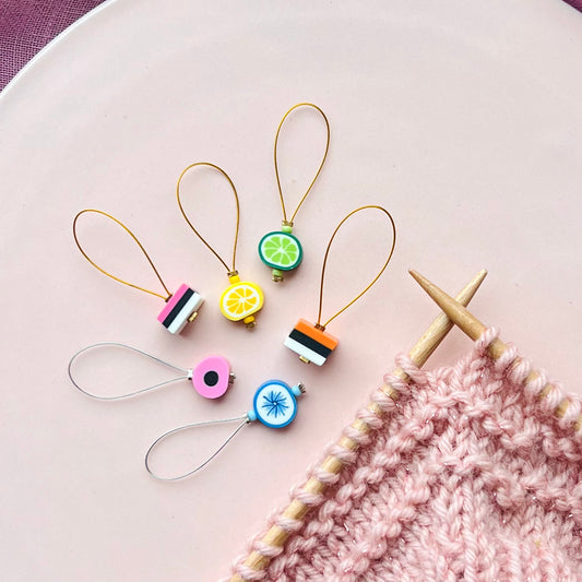 Sæt af 6 maskemarkører - 2. sortering