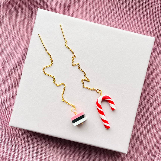 Slik Mix Kædeøreringe - sæt / 2 stk