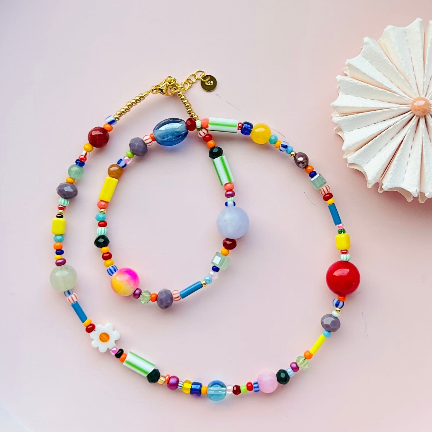 Unika-halskæde / forgyldt