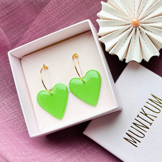 Grønne Hjerte Hoops