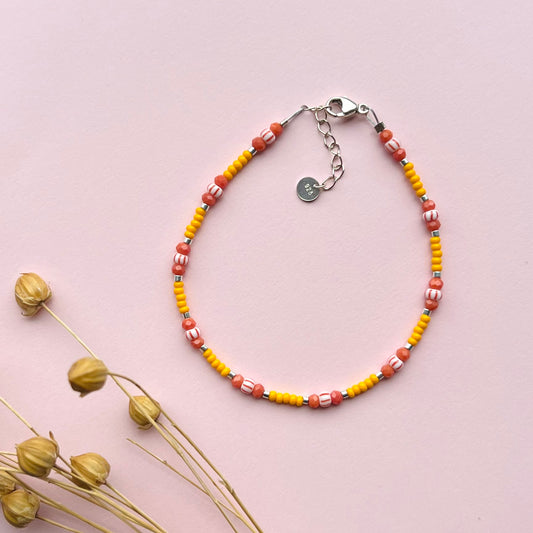 Orange-Mix Armbånd