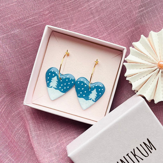 Hjerte Hoops - Winter Wonderland