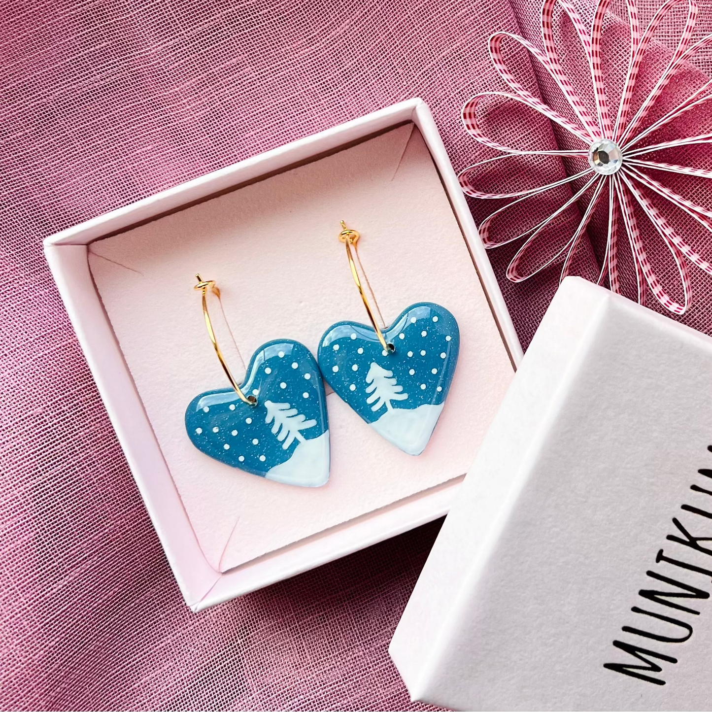 Hjerte Hoops - Winter Wonderland