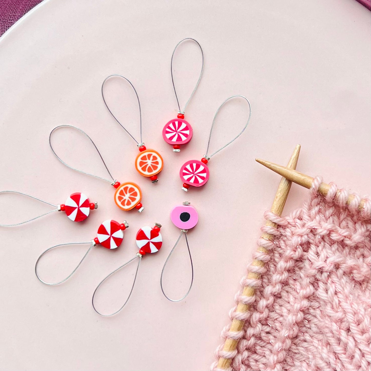 Sæt af 8 maskemarkører - 2. sortering