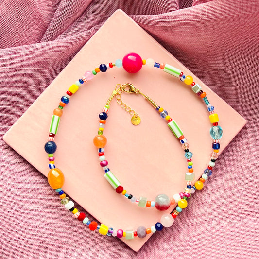 Unika-halskæde / forgyldt