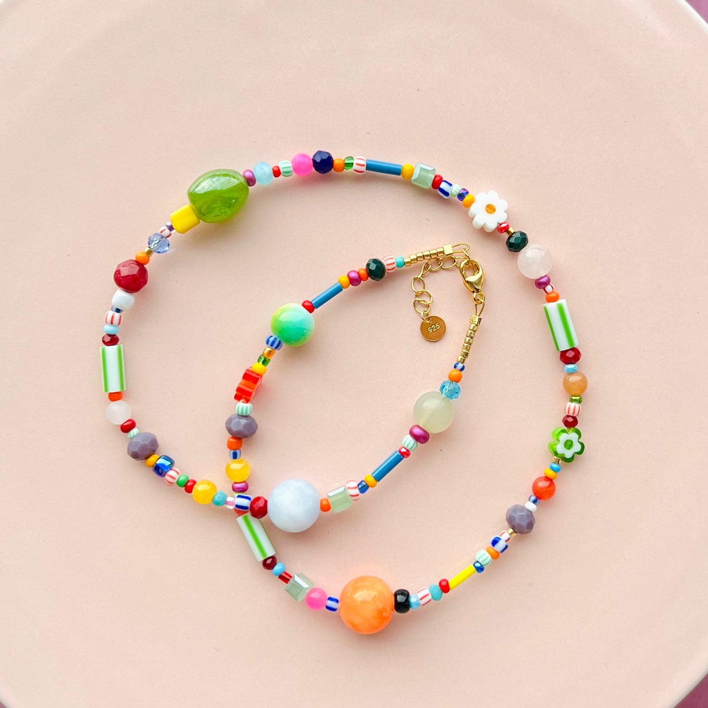 Unika-halskæde / forgyldt