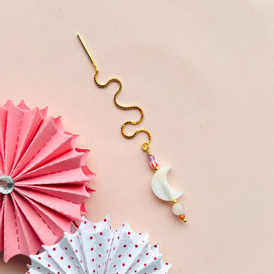 1 x Moon Kædeørering