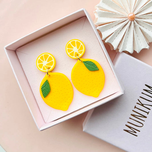 Store Citron Ørestikkere