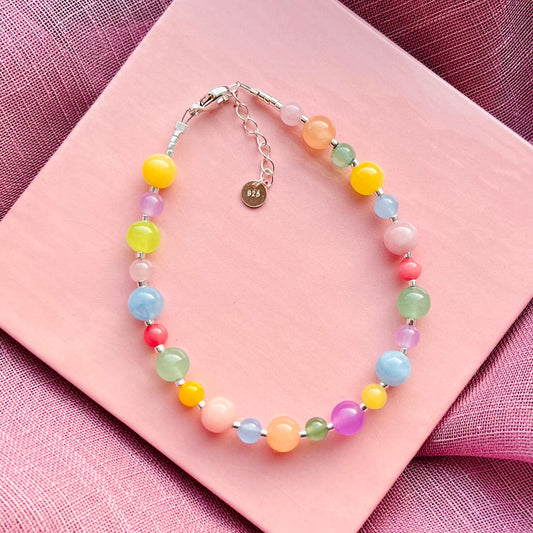Unika Pastel Armbånd / Sølv
