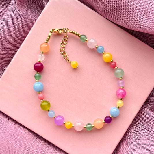 Unika Pastel Armbånd / Forgyldt