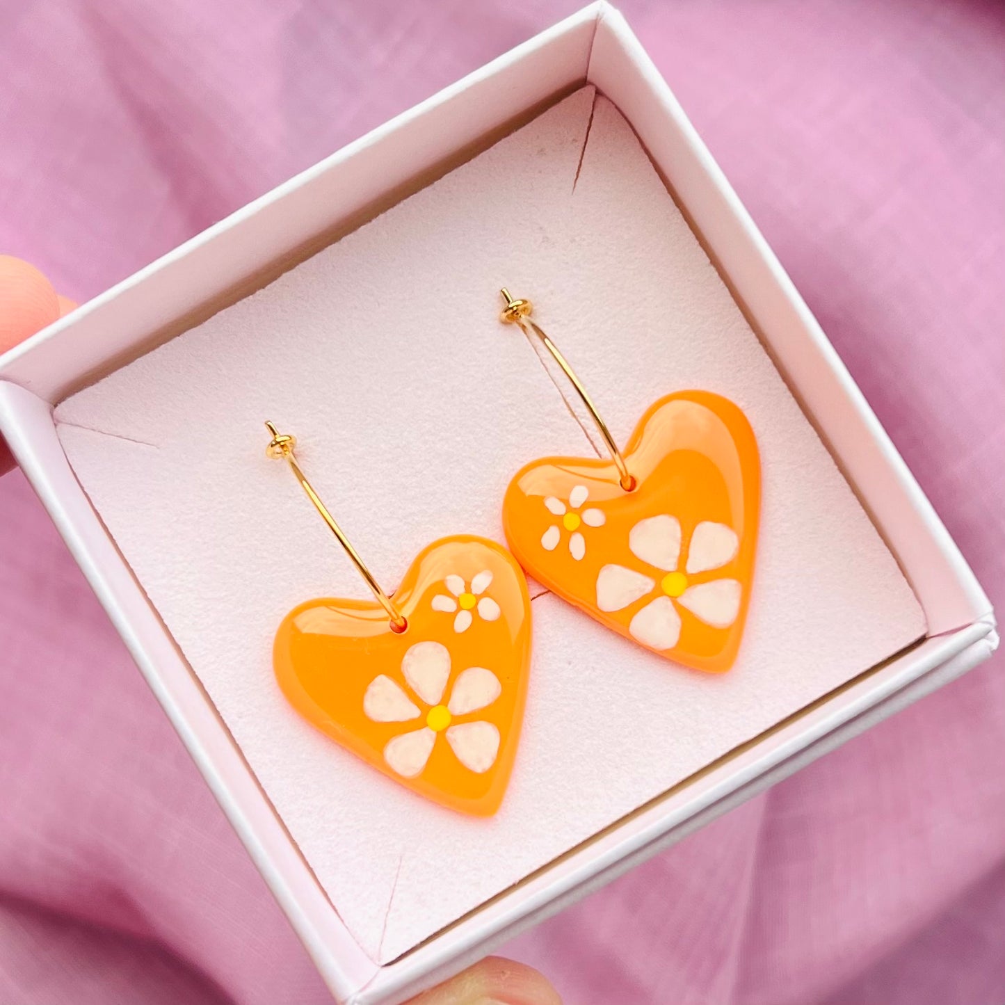 Hjerte Hoops Blomster