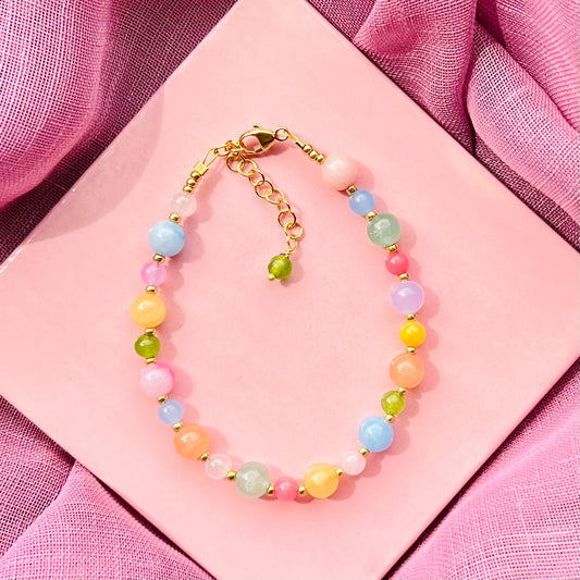 Unika Pastel Armbånd / Forgyldt