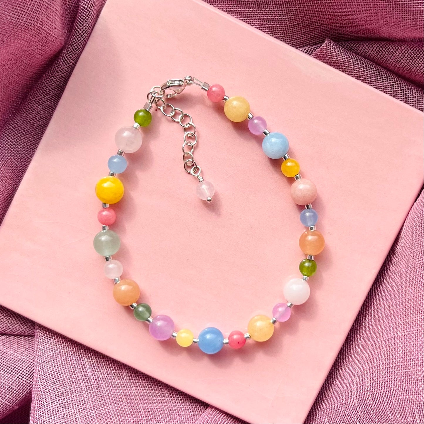 Unika Pastel Armbånd / Sølv