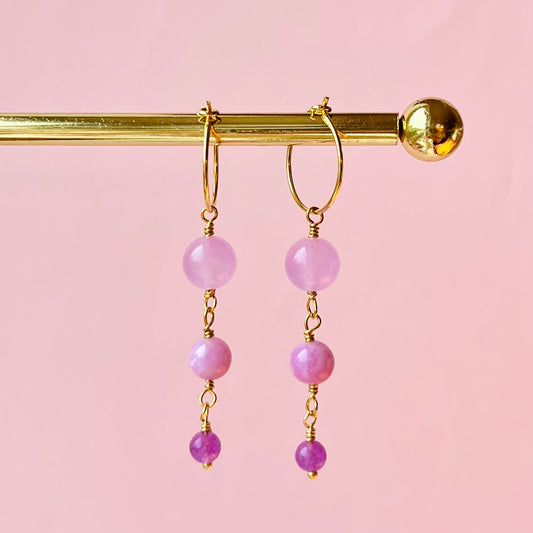 Lilla Perle Hoops